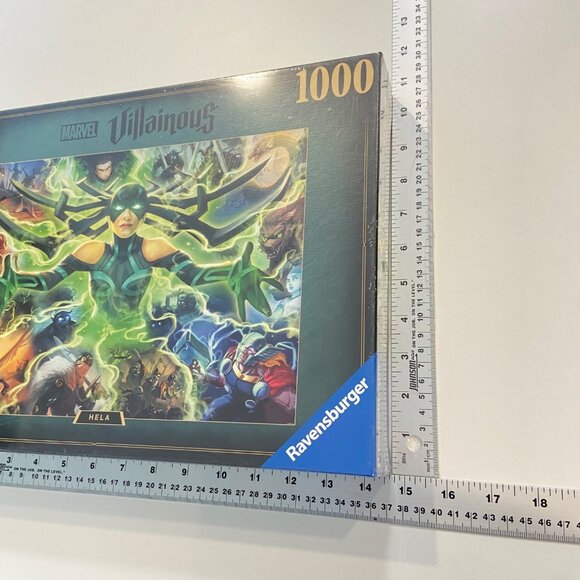 Marvel Villainous 1000-Piece Puzzle By Ravensburger Featuring Hela & Iconic Vill - Picture 12 of 14